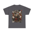 Dinosaur Poker Tee — T-Rex with Playing Cards Graphic Shirt