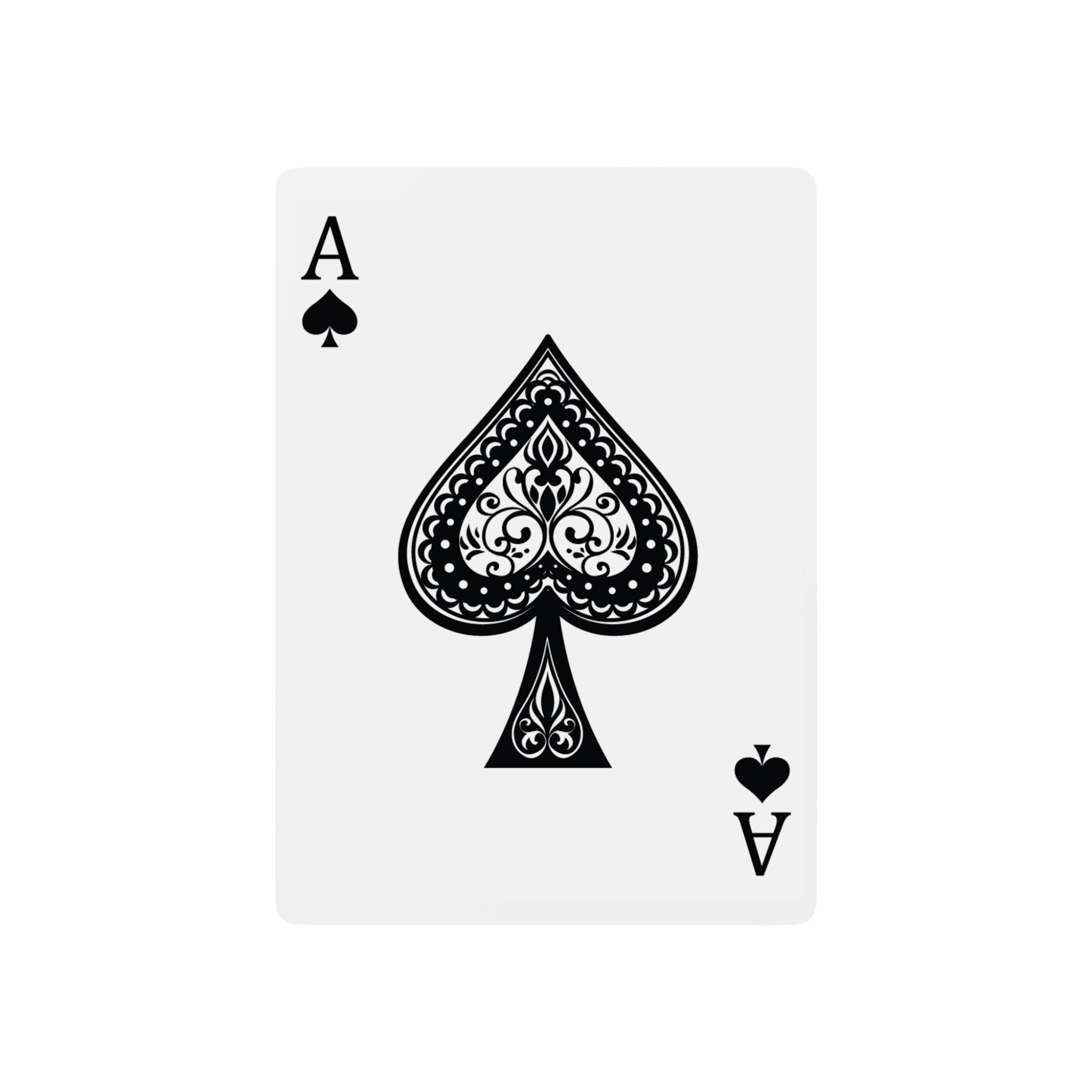 Poker Playing Cards — 'Die Chasing the Dream' Luxury Gold-Black Deck