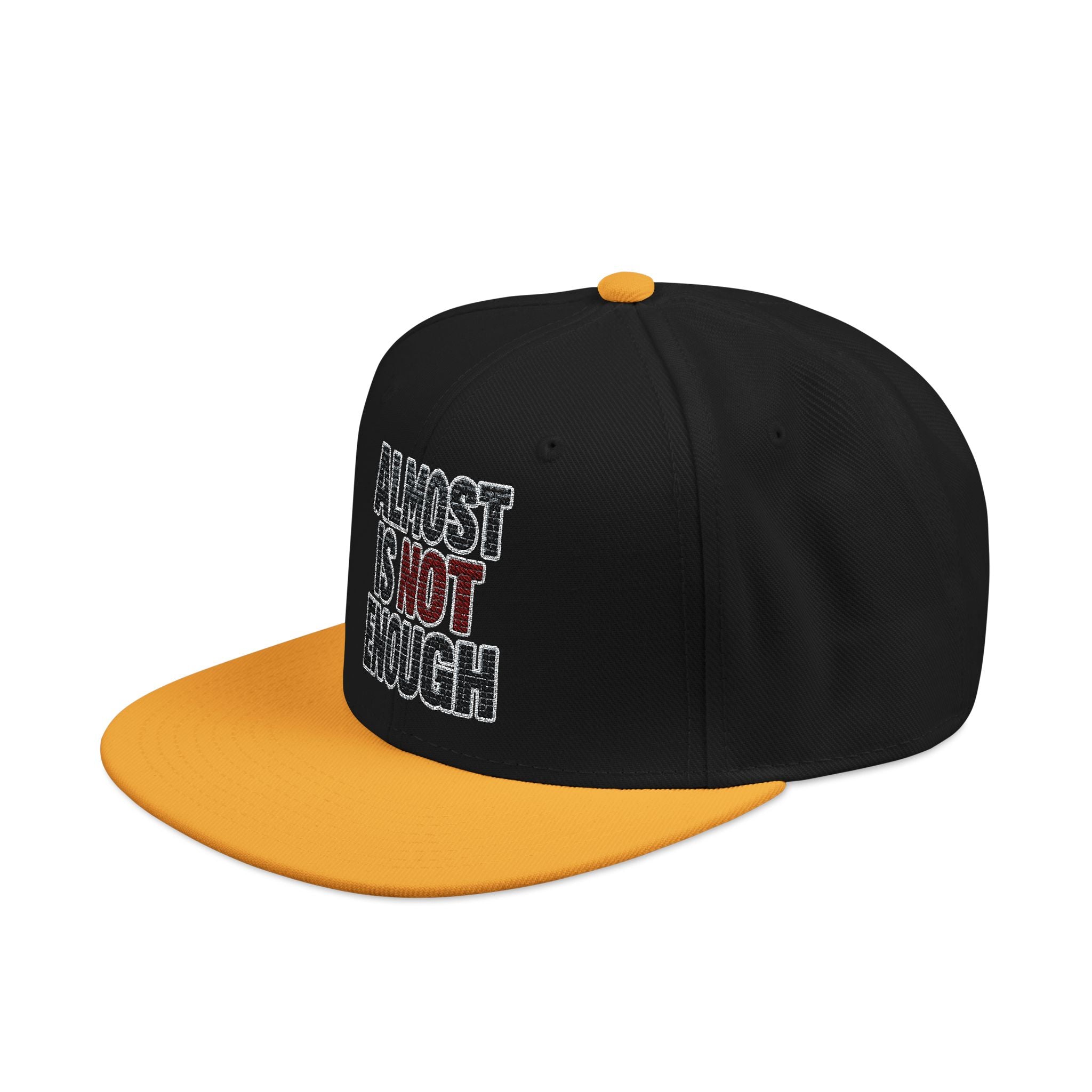 Almost Is Not Enough Embroidered Streetwear Cap