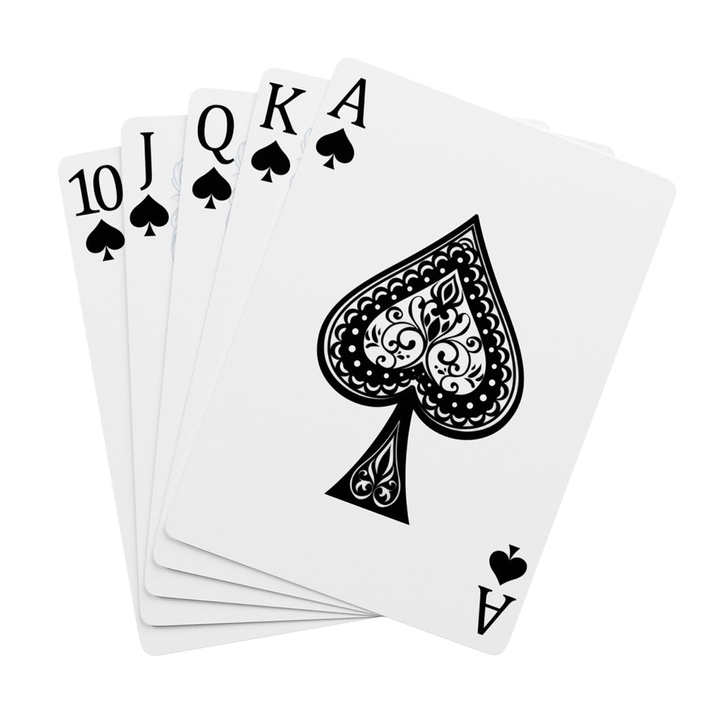 Poker Playing Cards — 'Die Chasing the Dream' Luxury Gold-Black Deck
