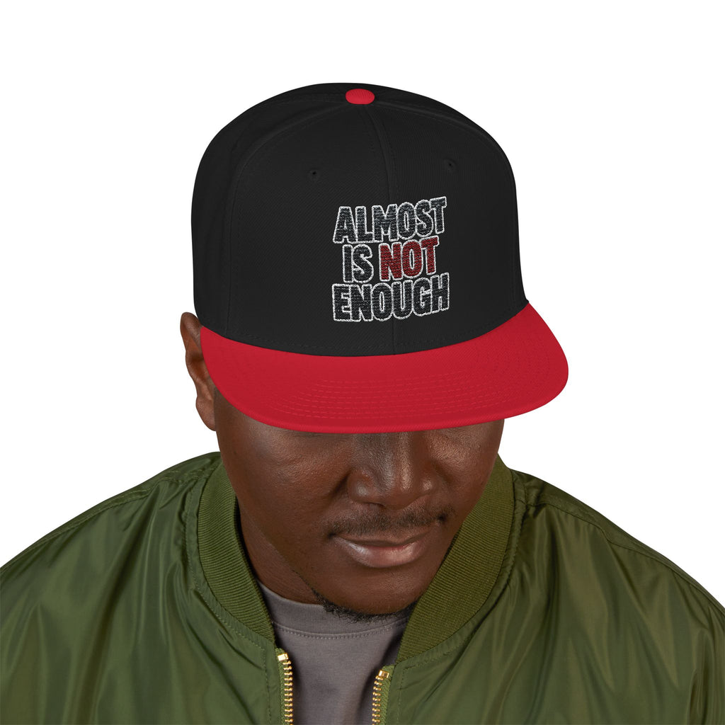 Almost Is Not Enough Embroidered Streetwear Cap
