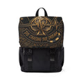 Motivational 'Chase the Dream' Leather-Accent Backpack